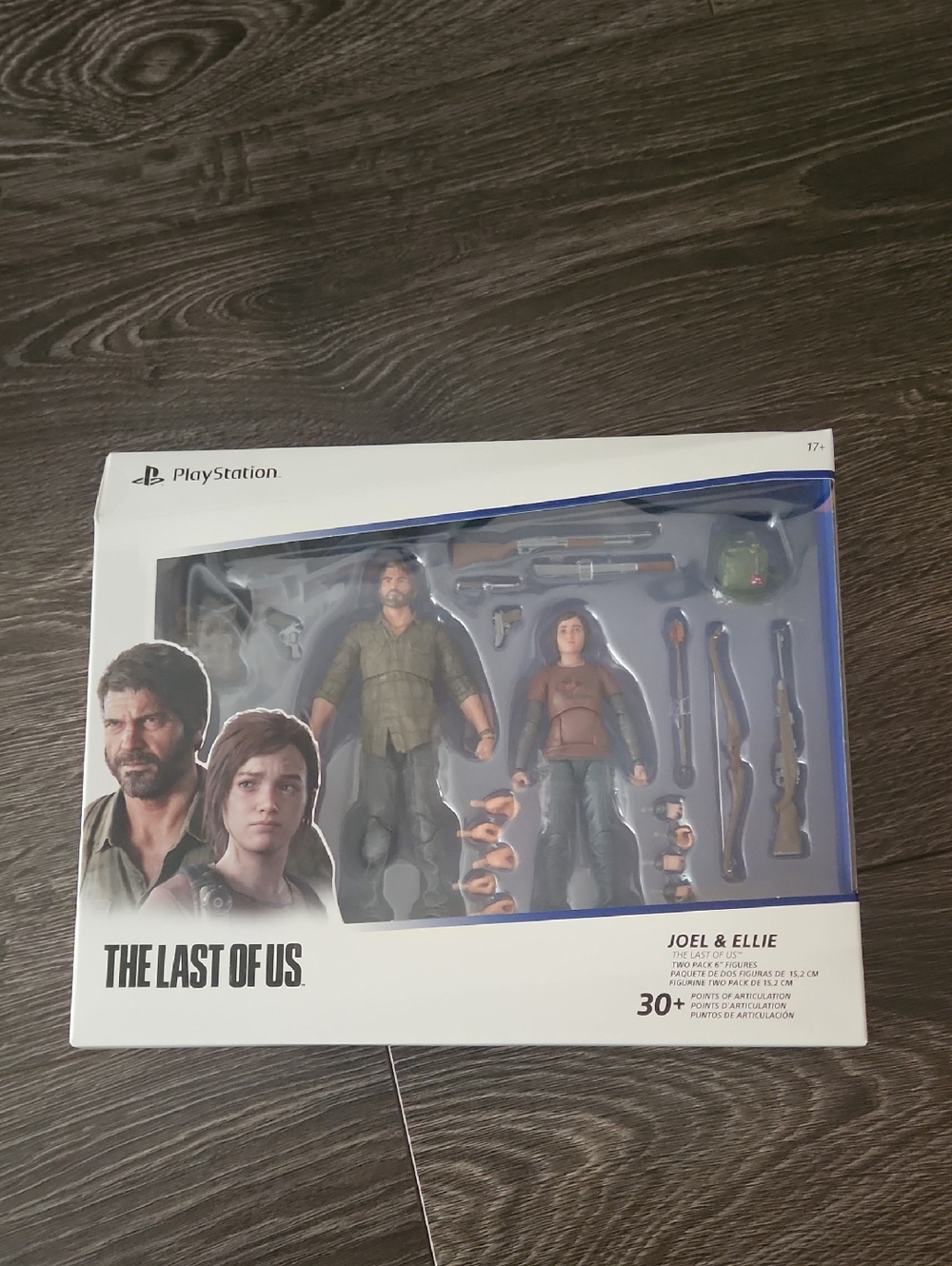 PlayStation The Last of Us Joel & Ellie 6-inch Action Figure 2-Pack Brand NEW